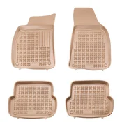 Rubber car mats Audi A4 2000-2008 (beige)