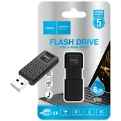 Hoco USB-ključ 8 GB USB 2.0 (USB A) Hoco UD6, črn