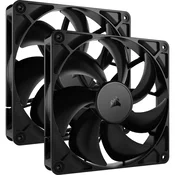 Corsair RS140 ventilator ohišja 14 cm, črn (2 kosa)