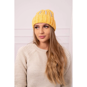 marka niezdefiniowana Womens cap Selena K384 mustard