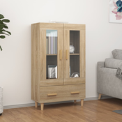 vidaXL Visoka omarica sonoma hrast 70x31x115 cm konstruiran les