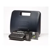 Brother PT-D210VP, Desktop, QWERTY keyboard, TZ tapes 3.5 to 12 mm, Battery optional, Graphic Display, Template library, Flat keyboards, Adapter AC, Carry Case