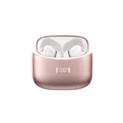 INF BX15 TWS Brezžične In-Ear Slušalke z ANC, Dolby Atmos in LED zaslonom PinkGold, (5000323547)