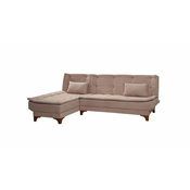 Atelier Del Sofa Kotna raztegljiva sedežna garnitura, Kelebek, levi kot - Rock