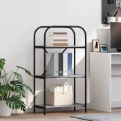 Polica Siva Sonoma 60 x 30 x 109 cm Konstruirano drvo