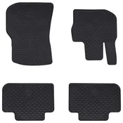 vidaXL Avto preproga 4 pcs Črna primeren za BMW X3, X4 4D Aft TPE