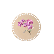 AtmoWood Drveni poklopac za košaru - orhideja Odaberite varijantu: 10 cm