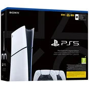 PlayStation 5 ohišje Slim Digital Edition D + brezžični igralni plošček PS5 Dualsense