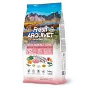 Fresh ARQUIVET Semi-moist hrana za pse s lososom in puranom, 10 kg