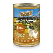 PRINCE Dog PREMIUM konzerva - KENGURU in PIŠČANEC s hruško in s. krompirjem 400g