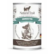 Natural NATURAL TRAIL Mokra Pasja Hrana z Insekti - 350g