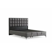Hanah Home Ram za krevet Abella, 160x121x200 cm, Sivi