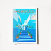 Wallity Poster Morocco-1980, 21x29,7 cm