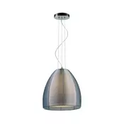 Searchlight 20028 - Luster na sajli 1xE27/60W/230V, precnik 30 cm, hrom