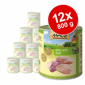 Varčno pakiranje MAC´s Cat 12 x 800 g - Kitten (puran, govedina, raca)