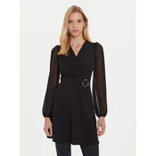 Morgan Cocktail obleka 252-RSONIA Črna Slim Fit