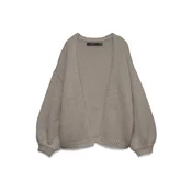 VERO MODA Pletena jopa VMMAYBE temno siva