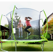 Trampolin LEGONI SPACE sa zaštitnom mrežom 305 cm , zeleni