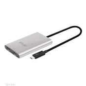 Thunderbolt 3 HDMI 2.0 transformator Srebro-Crno 10cm CSV-1574