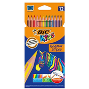 Olovke u boji BIC Evolution Stripes - 12 boja