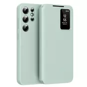 Etui Techsuit SmartView za Samsung Galaxy S22 Ultra - green