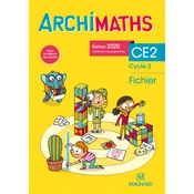 Archimaths CE2 (2020) -  Fichier de léleve + Mémo des maths