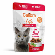Calibra Cat Life Adult Govedina v omaki 85 g
