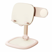 shumee Nastavljivo stojalo za tablico in telefon Seashell Series roza