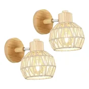 2x DELIPOP vintage stenska svetilka e27