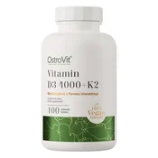 OstroVit Vitamin D3 4000IU + K2 VEGE, 100 tablet