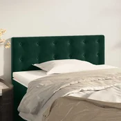 Vidaxl vidaXL Vzglavje postelje temno zeleno 90x5x78/88 cm žamet