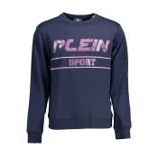 PLEIN SPORT SWEATSHIRT WITHOUT ZIP MEN BLUE