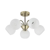 Luster na šipci NESTOR 5xE27/40W/230V mesing
