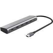 TRUST razdelilnik hub USB-C Halyx, 5 portni 25136