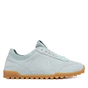 Superge Calvin Klein Low Profile Run Mg Sue Db Laces HW0HW03150 Svetlo modra