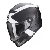 Motociklisticka kaciga SCORPION COVERT FX GALLUS crno-bijela
