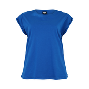 Womens T-shirt with extended shoulder light blue