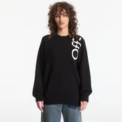 Pulover Off-White Vertical Bookish Knit Crewneck UNISEX Black L