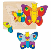 Goki Puzzle Butterfly, večplastna