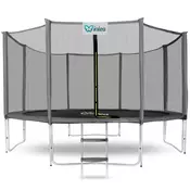 INLEA PREMIUM Jump Trampolin 366 cm z zunanjo zaščitno mrežo - siva