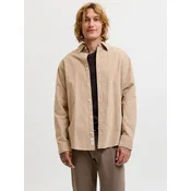 JACK & JONES Srajca JJEFIELD kapučino