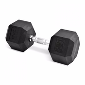 Gymstick heksagonalna gumijasta utež, 6 kg