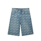 Pull&Bear Kavbojke STWD moder denim/bela