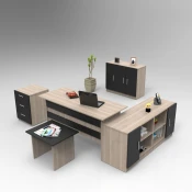 Hanah Home Kancelarijski set Hrast-Crni