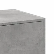 Vidaxl Lekarniška omara betonsko siva 30x41x174,5 cm inženirski les