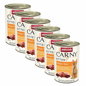 Animonda Carny Kitten – govedina in perutnina 6 x 400 g