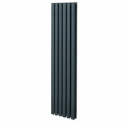MONSTER Ovalni stebričasti radiator – 1600 mm x 360 mm – antracitno siva, (21569830)