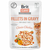 Brit Care Cat Fillets in Gravy Choice Chicken - 85 g
