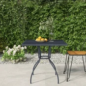 Vrtni stol antracit 80 x 80 x 72,5 cm od celicne mreže