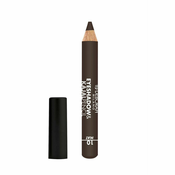 Deborah Milano Eyeshadow&Kajal Pencil, Krema, Izgladivanje, Smede, Brown Finish Mat, 1 boje, Mat
